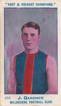 1905 Wills's Past & Present Champions #39 Jack Gardiner Front